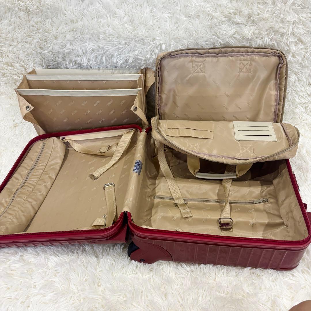 リモワ サルサデラックス キャリーケース 25L 2輪 機内持ち込み可 レッド