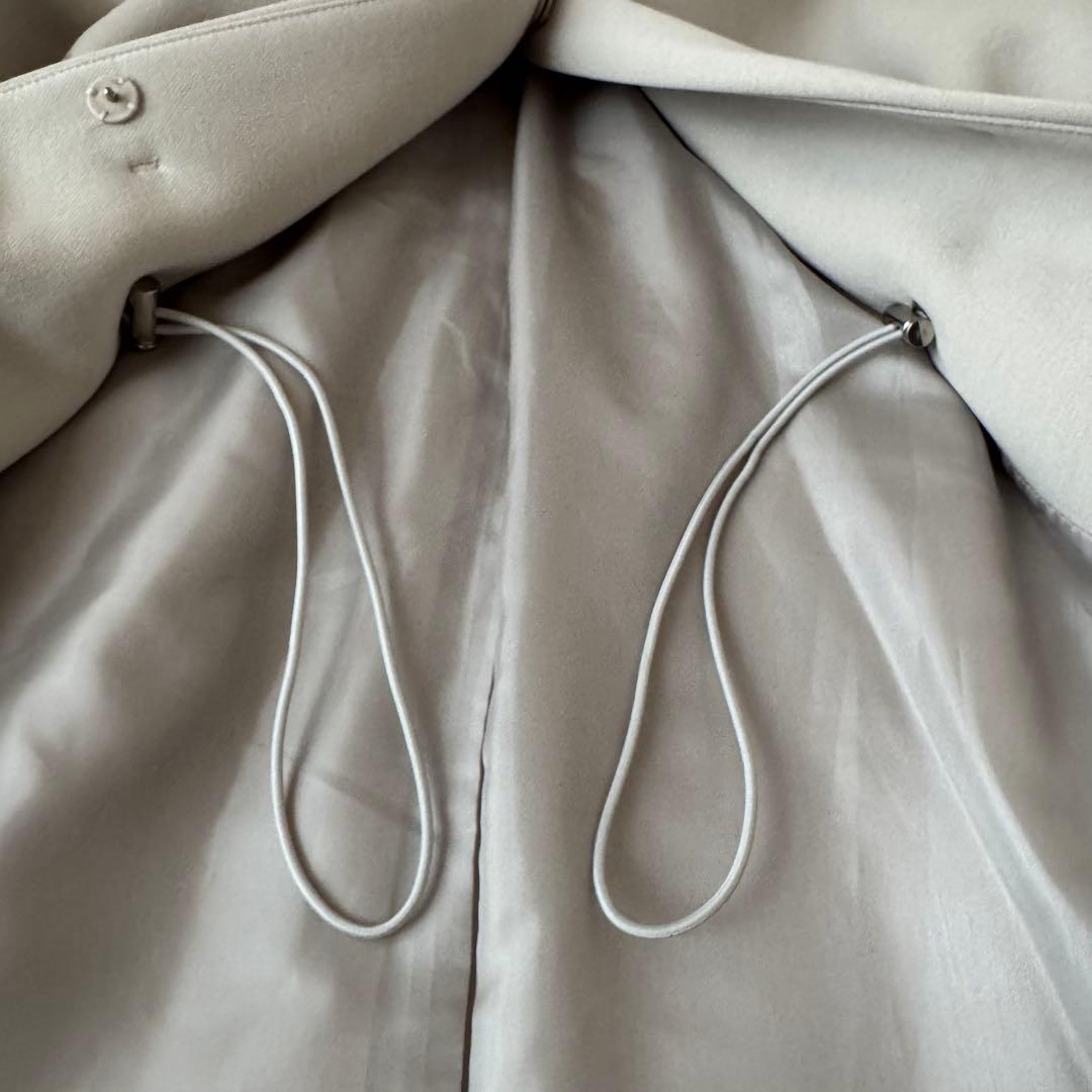 完売品✨極美品✨2024AWビアズリー ダンボールギャザーコート ロングコート