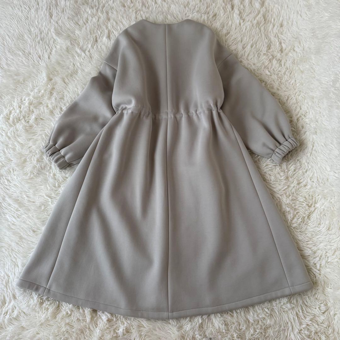 完売品✨極美品✨2024AWビアズリー ダンボールギャザーコート ロングコート