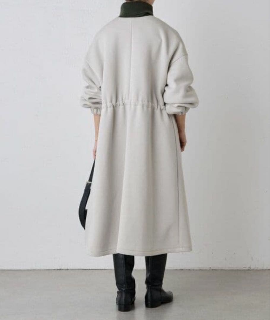完売品✨極美品✨2024AWビアズリー ダンボールギャザーコート ロングコート