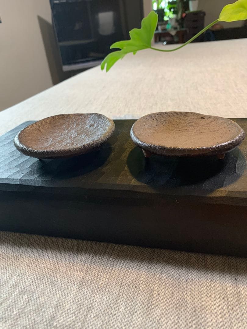 小野哲平　焼き締め　初期作品　希少　侘び寂び　美品　円錐足　手捻り　禅