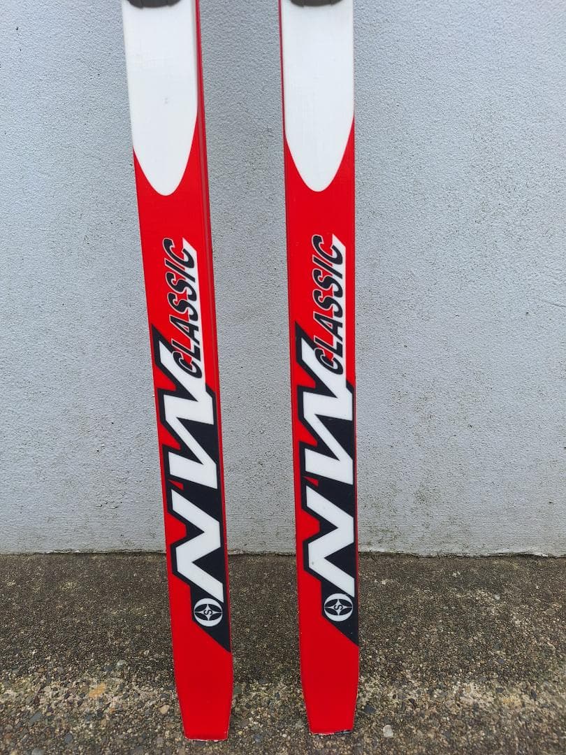 OGASAKA スキー板 レッド/ホワイト ウロコ板