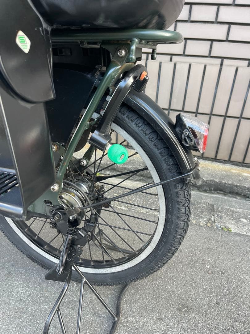 【大阪市検定】パナソニック子供乗せ電動アシスト自転車20インチ防犯登録込み