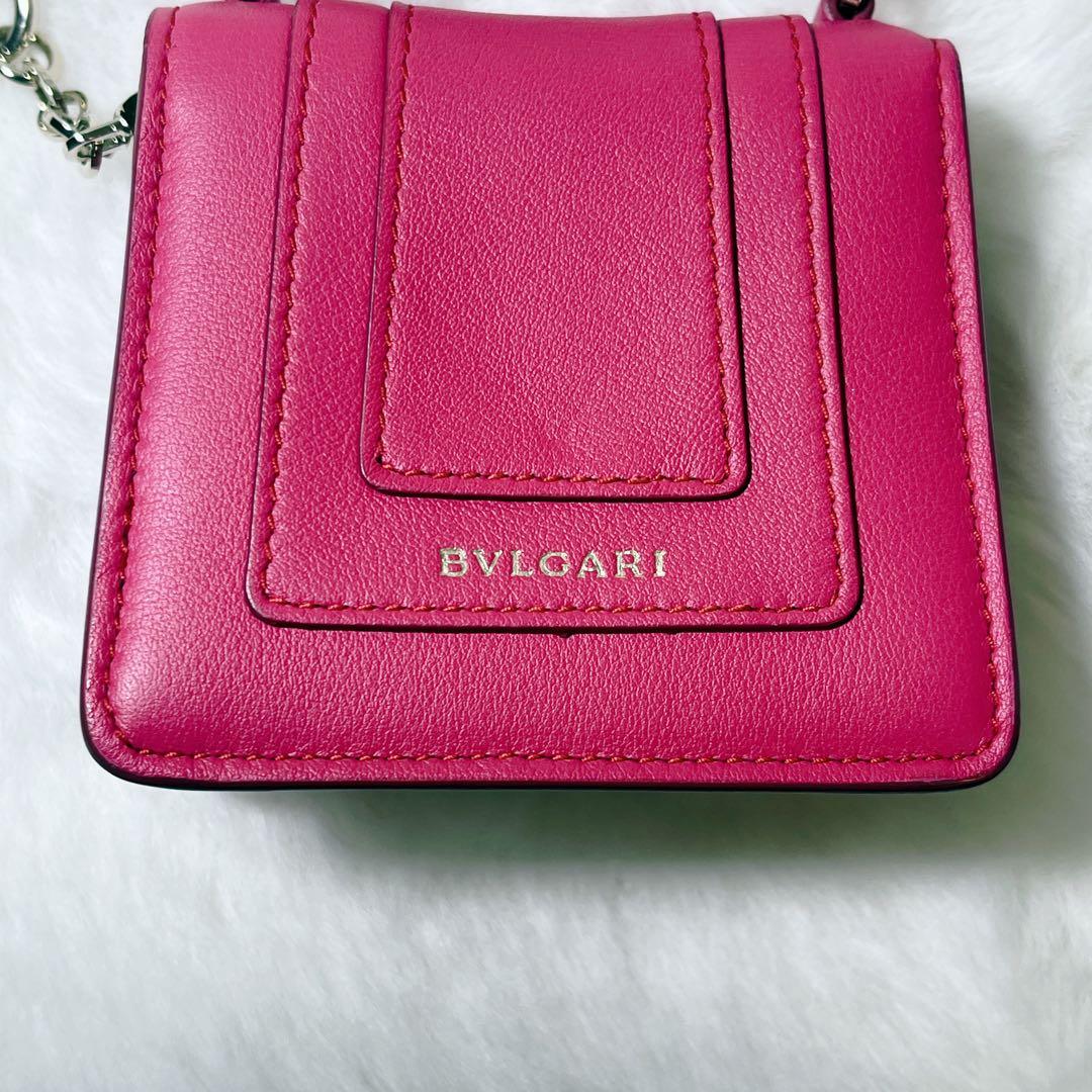 【美品】BVLGARI ブルガリ セルペンティ バッグチャーム キーホルダー