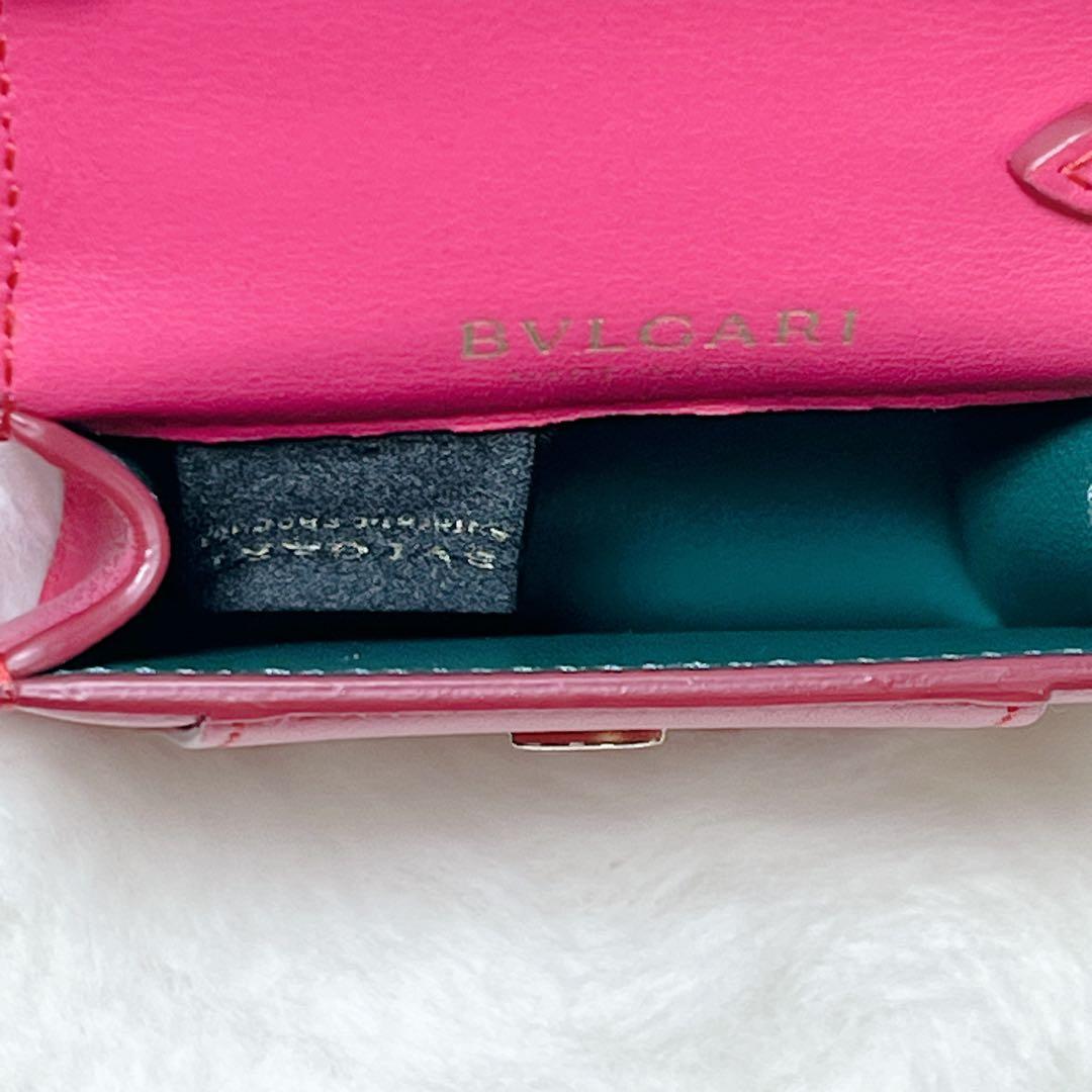 【美品】BVLGARI ブルガリ セルペンティ バッグチャーム キーホルダー