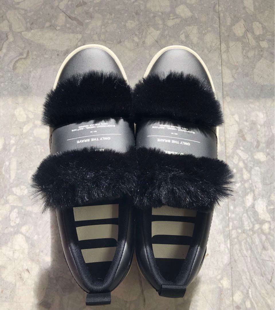 DIESEL ディーゼル ONLY THE BRAVE ブラック スニーカー