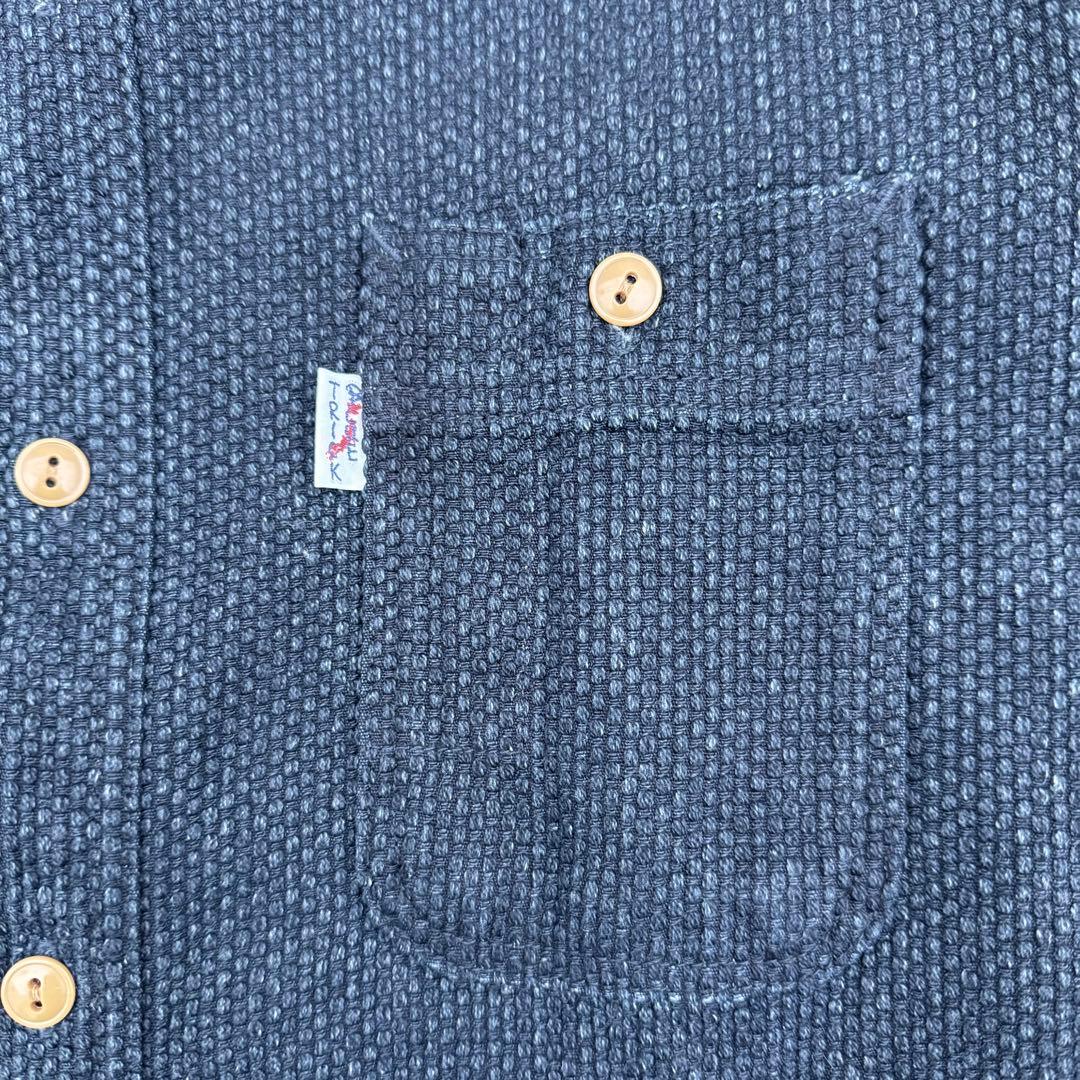 トップス Blue Trick / Sashiko Indigo Work Shirt 4