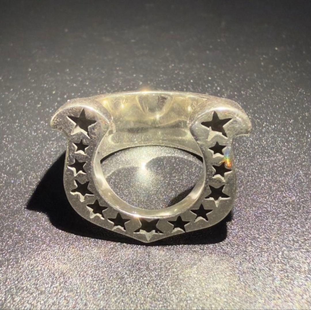 最高品質　ホースシュー　馬蹄　リング　18号相当