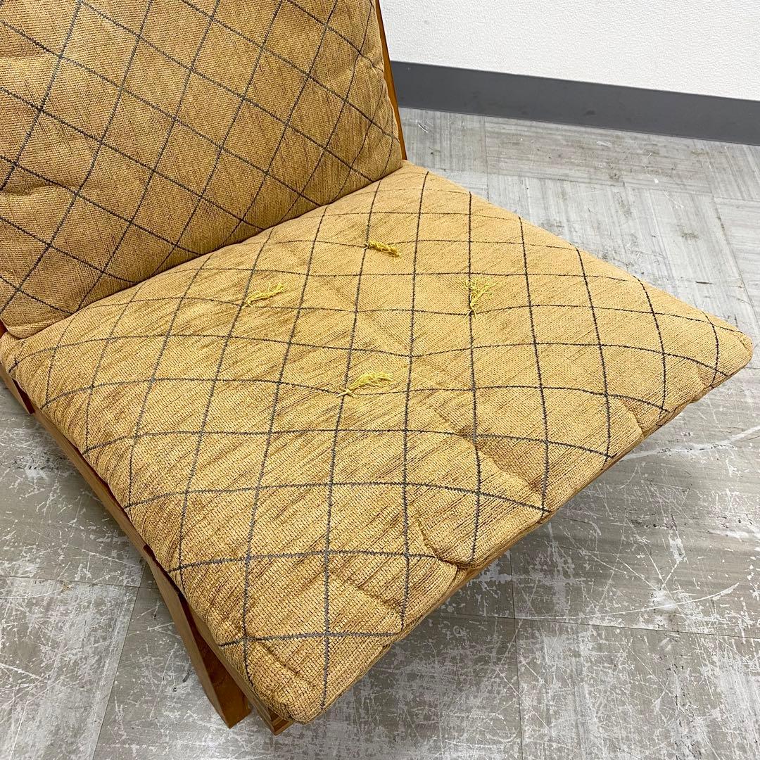 BC工房 安楽座布団仕様 ラウンジチェア 椅子 1人掛けソファ チーク無垢材