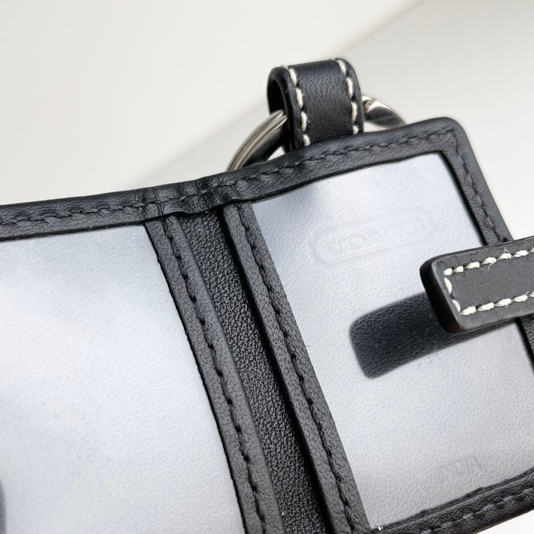 コーチ バッグチャーム ピクチャーフレーム ハート シグネチャー 新品保管