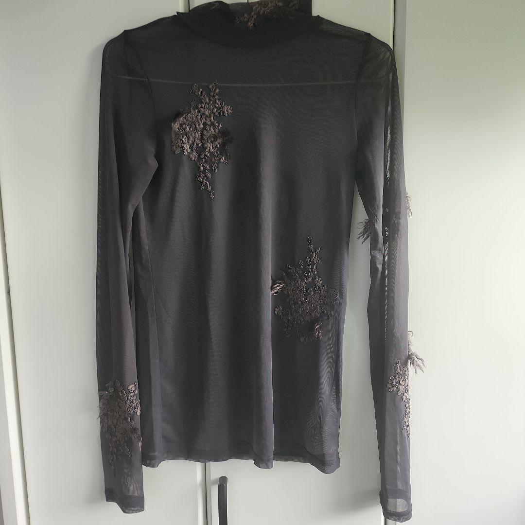 トップス AMERI VINTAGE UND FUR EMBROIDERY SKINTOP