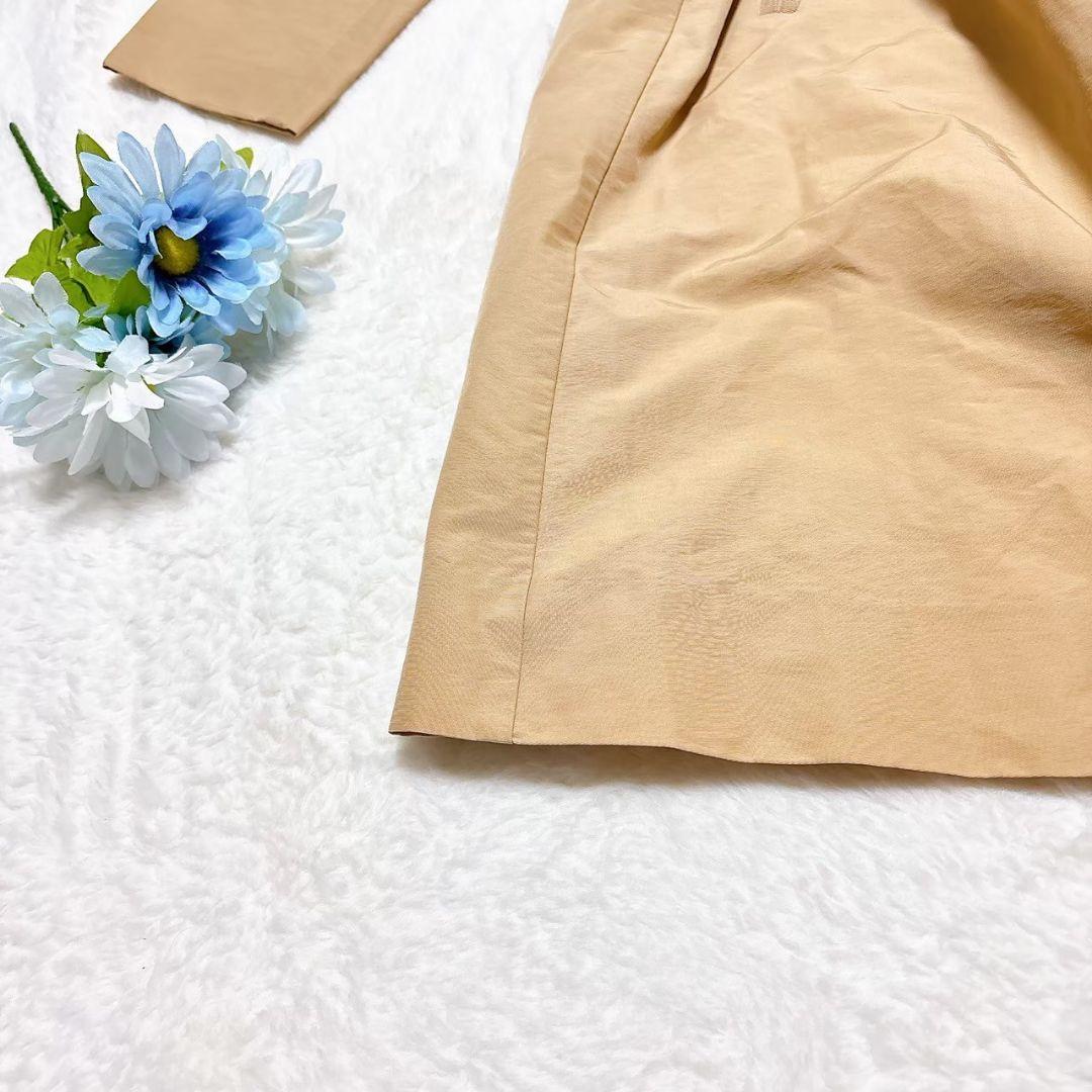 美品　エポカ　EPOCA　トレンチコート　ベルテッドコート　ベージュ　38