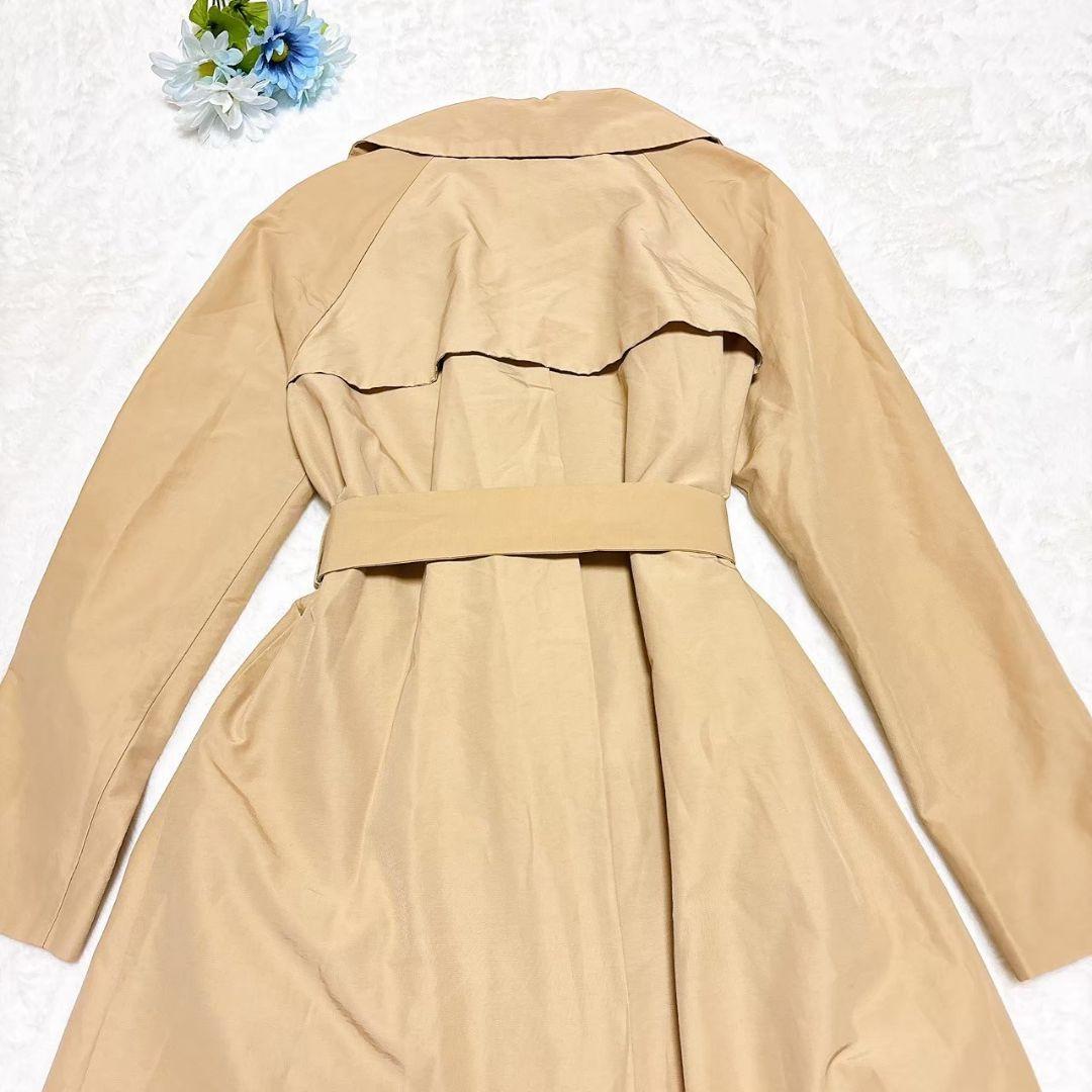 美品　エポカ　EPOCA　トレンチコート　ベルテッドコート　ベージュ　38