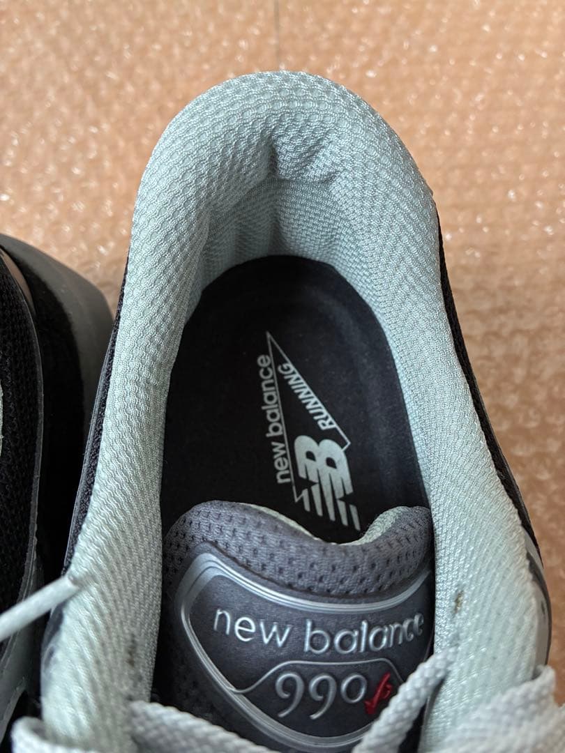 美品　new balance 990bk6 12D 30cm 990v6