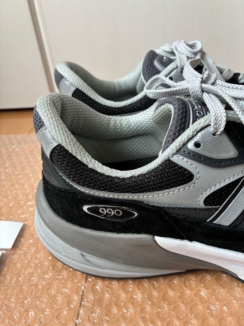美品　new balance 990bk6 12D 30cm 990v6