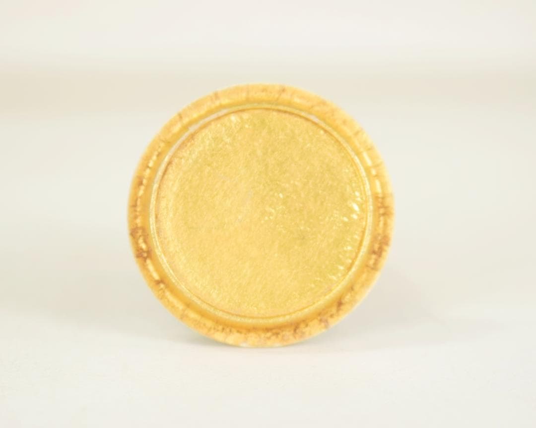 初出 玄々斎 瀬戸 蓋付茶入 茶道具 仕覆付 三重共箱入