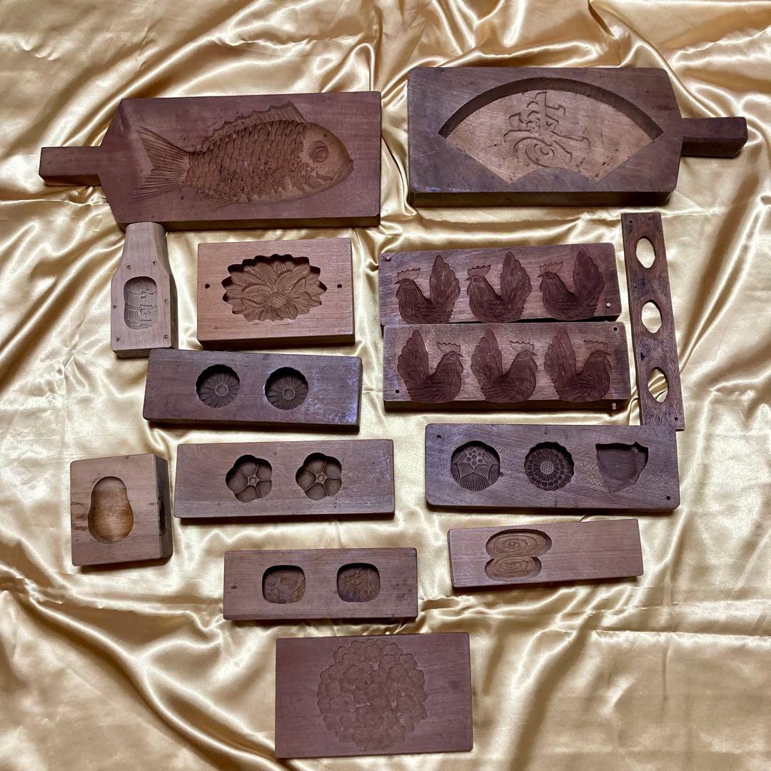 生菓子　和菓子　型　アンティーク