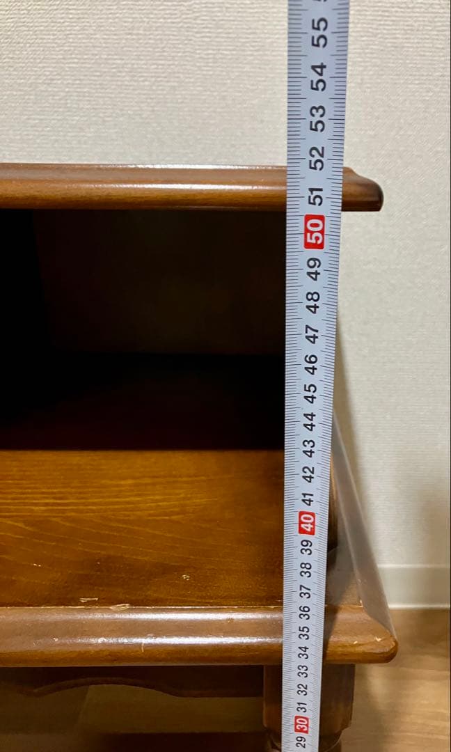 カリモク家具コロニアル テレフォンベンチ 電話台 サイドテーブル 花台 飾り棚