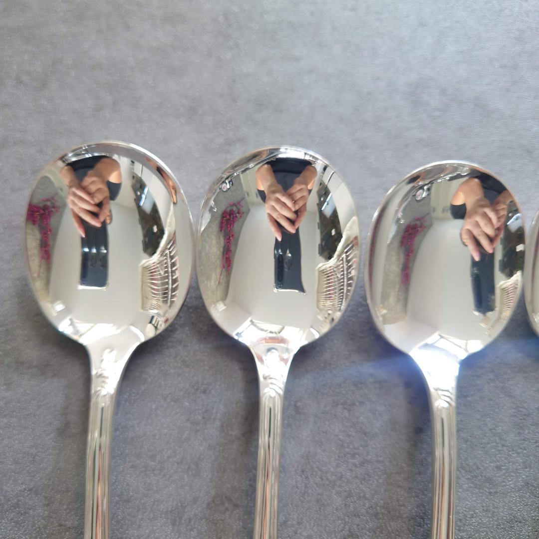 希少 美品 クリストフル マルリー コンソメスプーン 6点