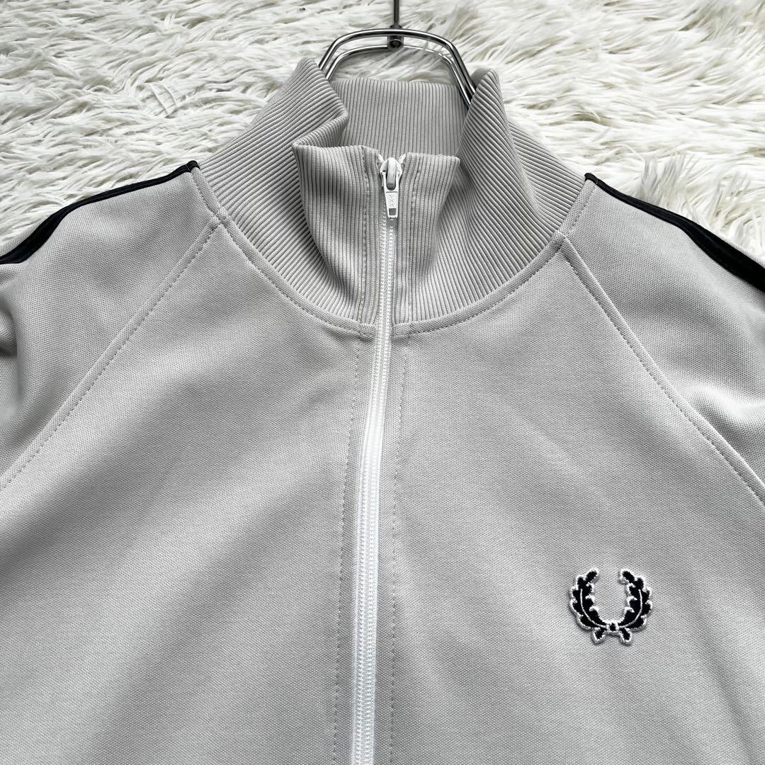 フレッドペリー トラックジャケット ジャージ 90s ポルトガル製 ライトグレー