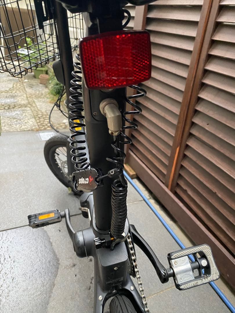 VICCI 電動アシスト折りたたみ自転車 前カゴ付き ★直接引取り★