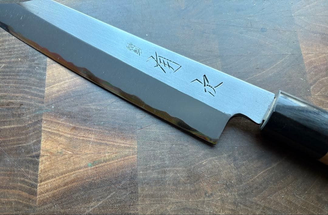 京都　有次　切付　ムキ物　180mm 6寸　左利き　包丁　和包丁