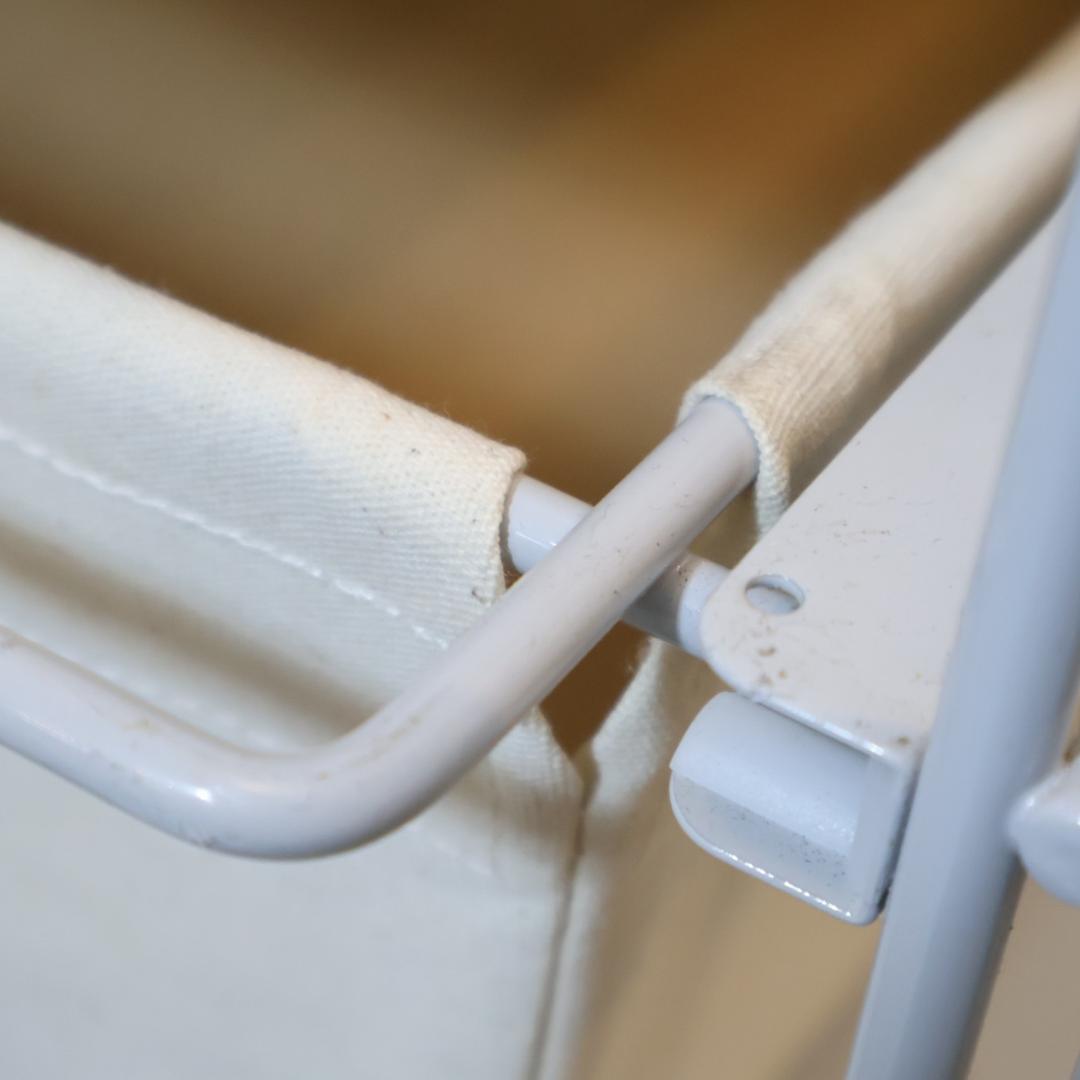 無印良品 MUJI スチール4段 帆布バスケット付き ユニットシェルフ チェスト