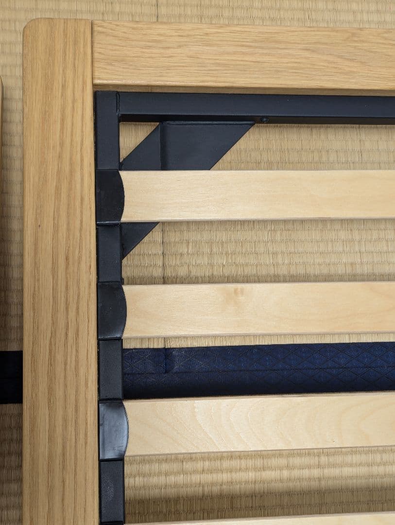 無印　ベッドフレーム　シングル　オーク