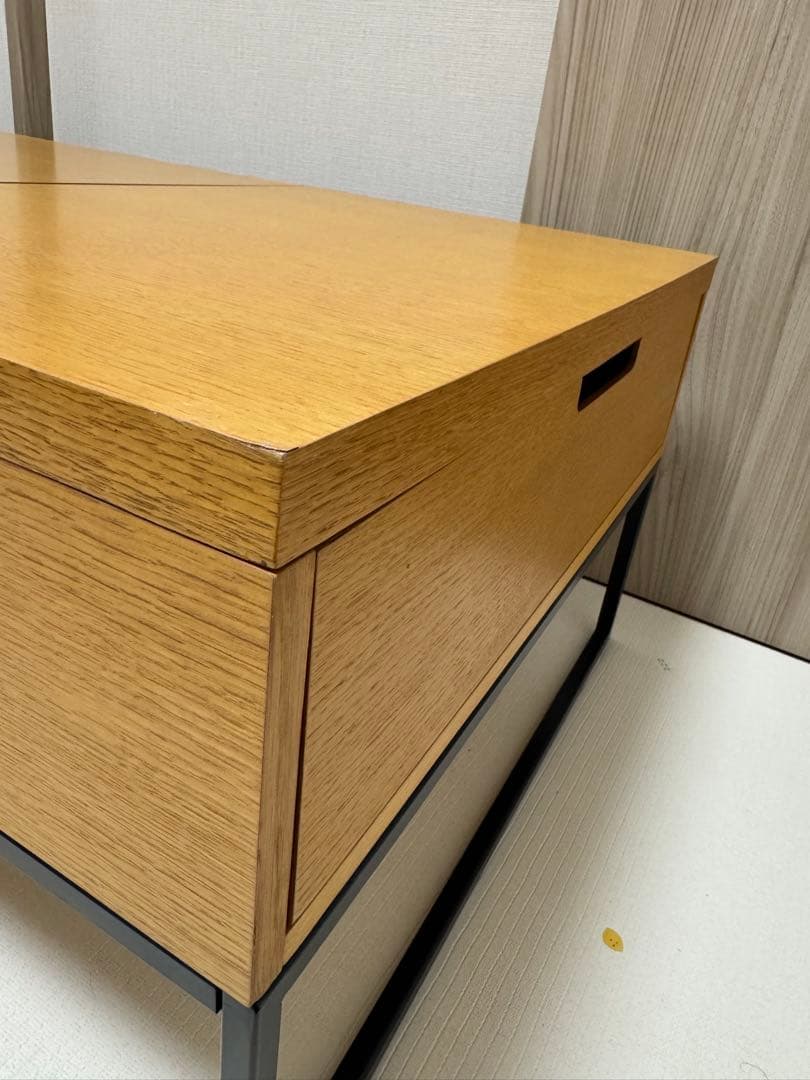 ニトリ　昇降センターテーブル(Nヒバリ 120 LBR)