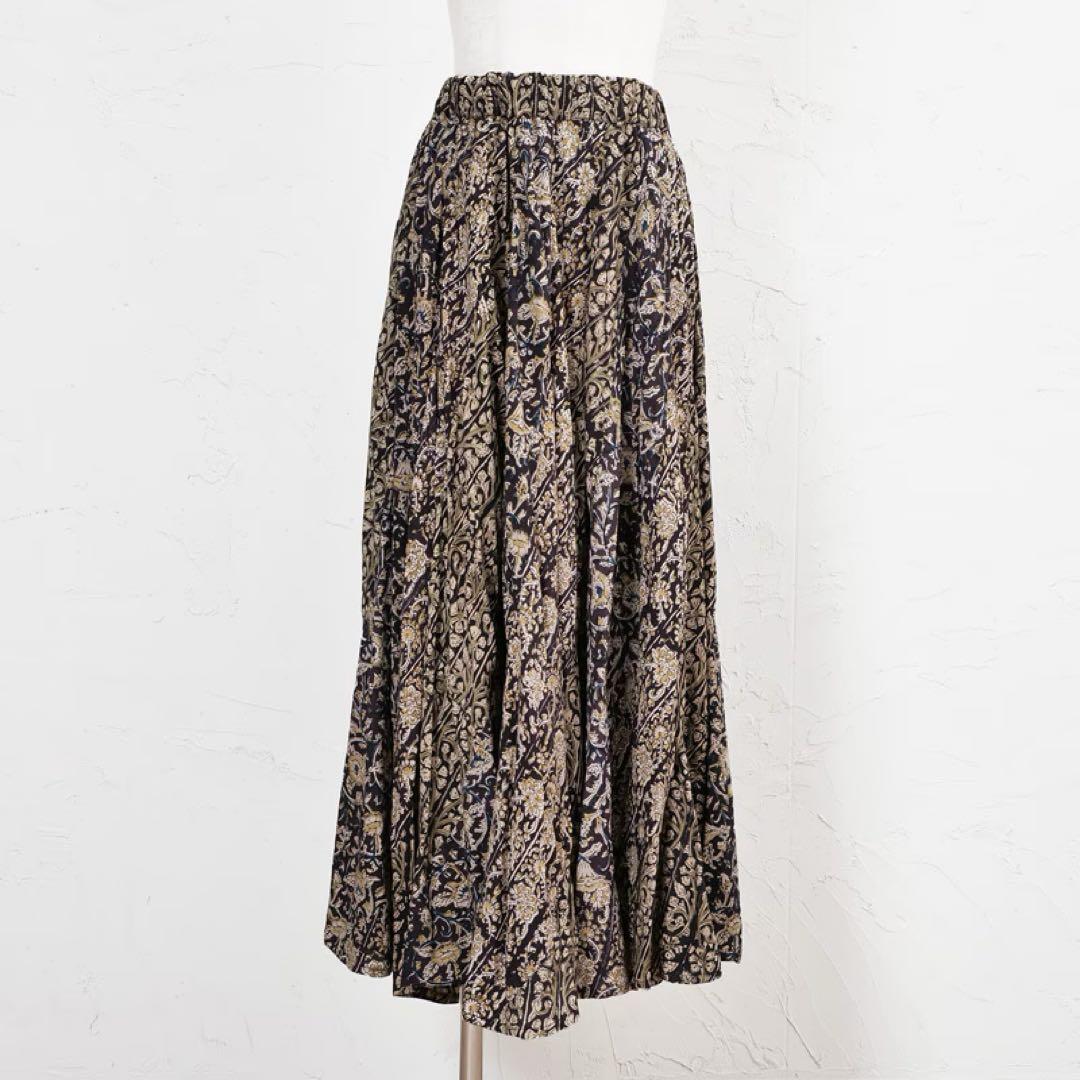 マライカ　レーヨンカラムカリエスカルゴスカート