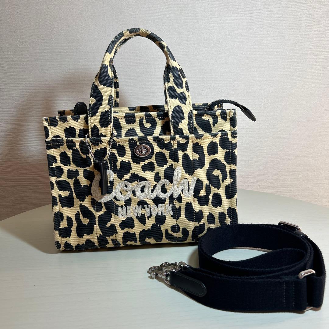 Coach ヒョウ柄 トートバッグ