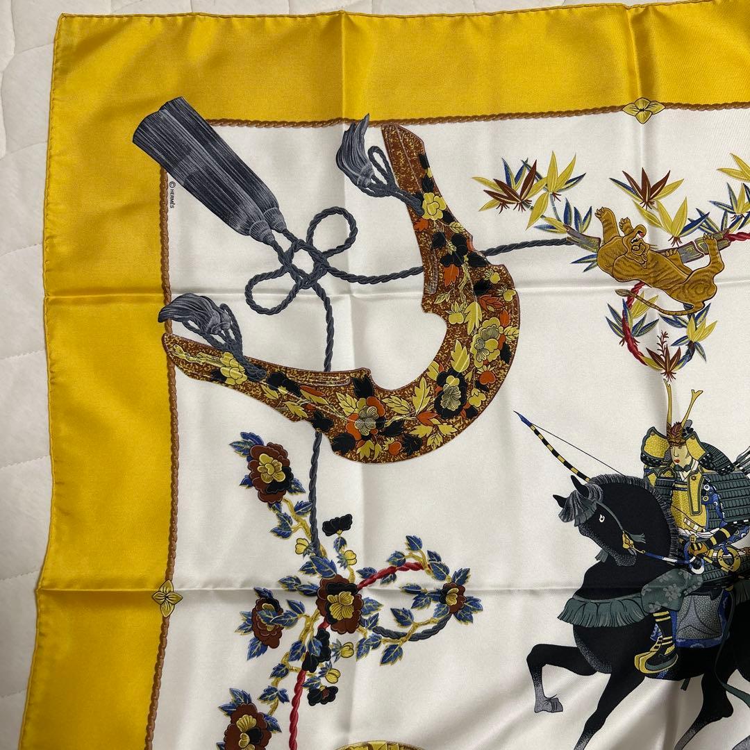 エルメス カレ90 SAMOURAÏ サムライ 希少　未使用品