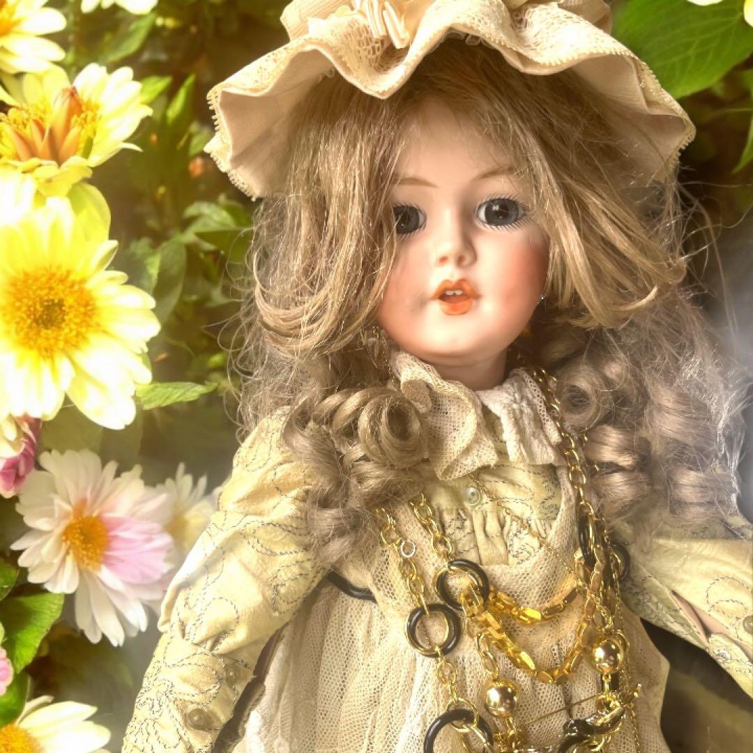 専用です ビスクドール シモン ハルビック リプロ 作家様 オリーブ グリーン