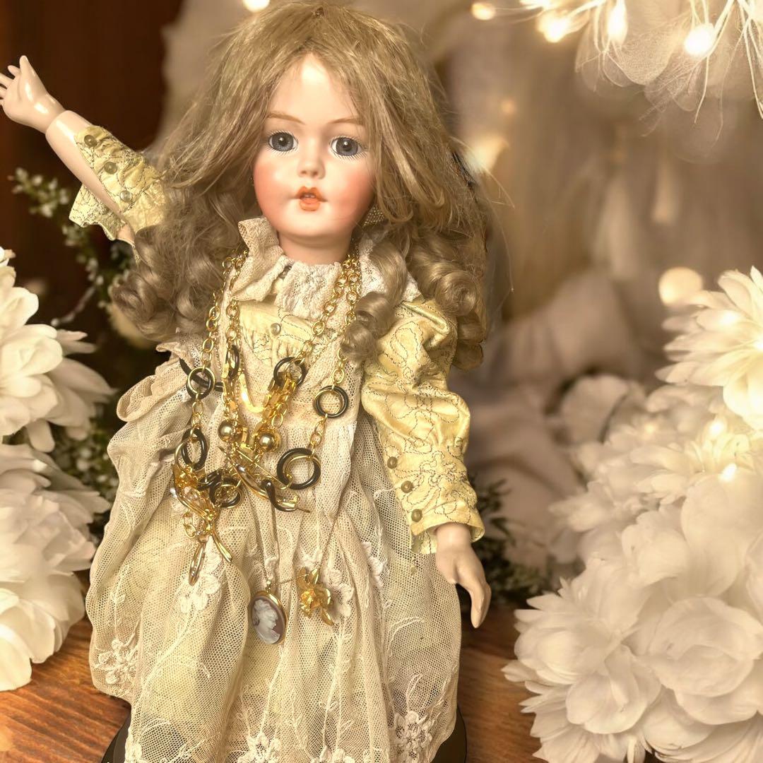 専用です ビスクドール シモン ハルビック リプロ 作家様 オリーブ グリーン