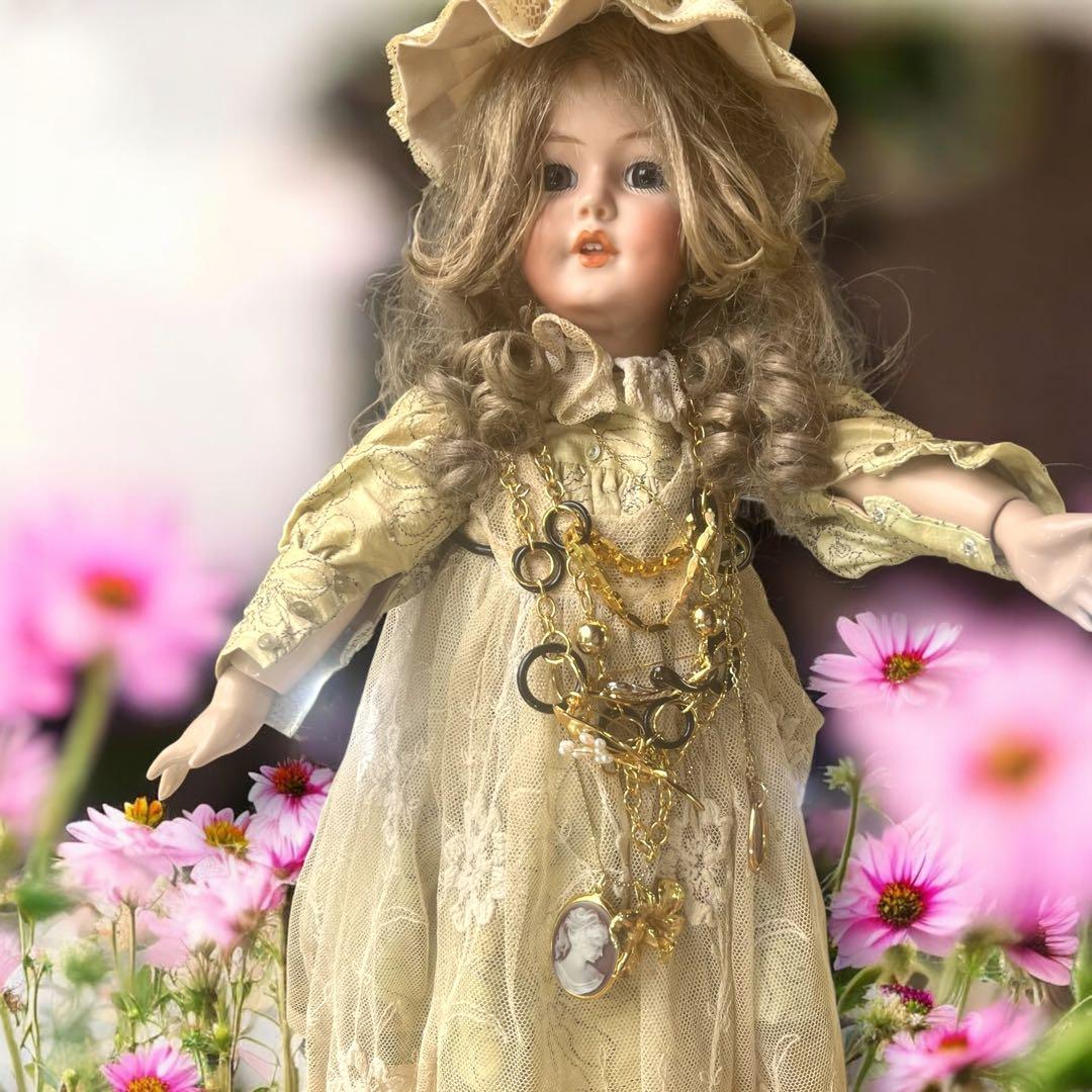 専用です ビスクドール シモン ハルビック リプロ 作家様 オリーブ グリーン