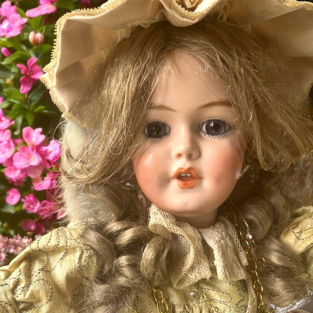 専用です ビスクドール シモン ハルビック リプロ 作家様 オリーブ グリーン