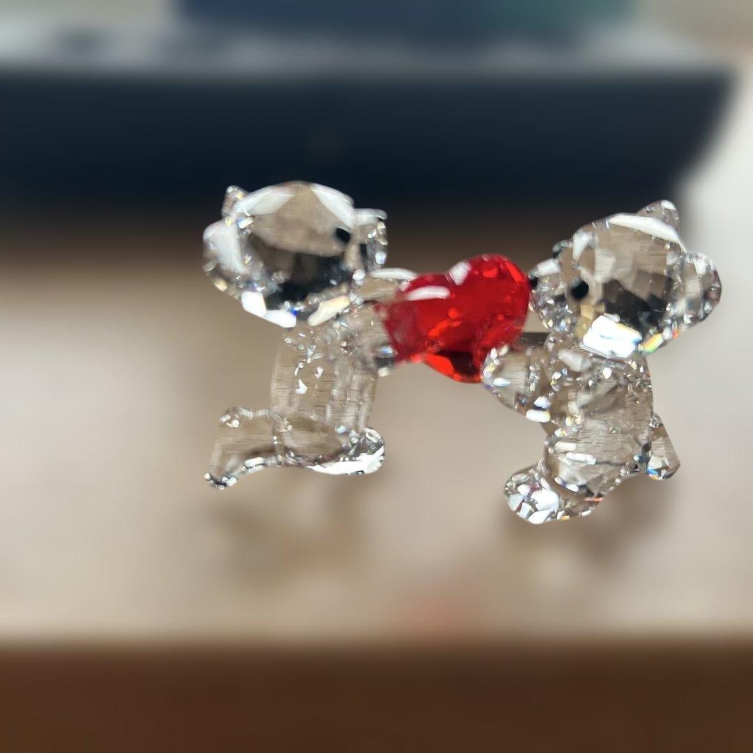 Swarovski クリスタル クマの置物