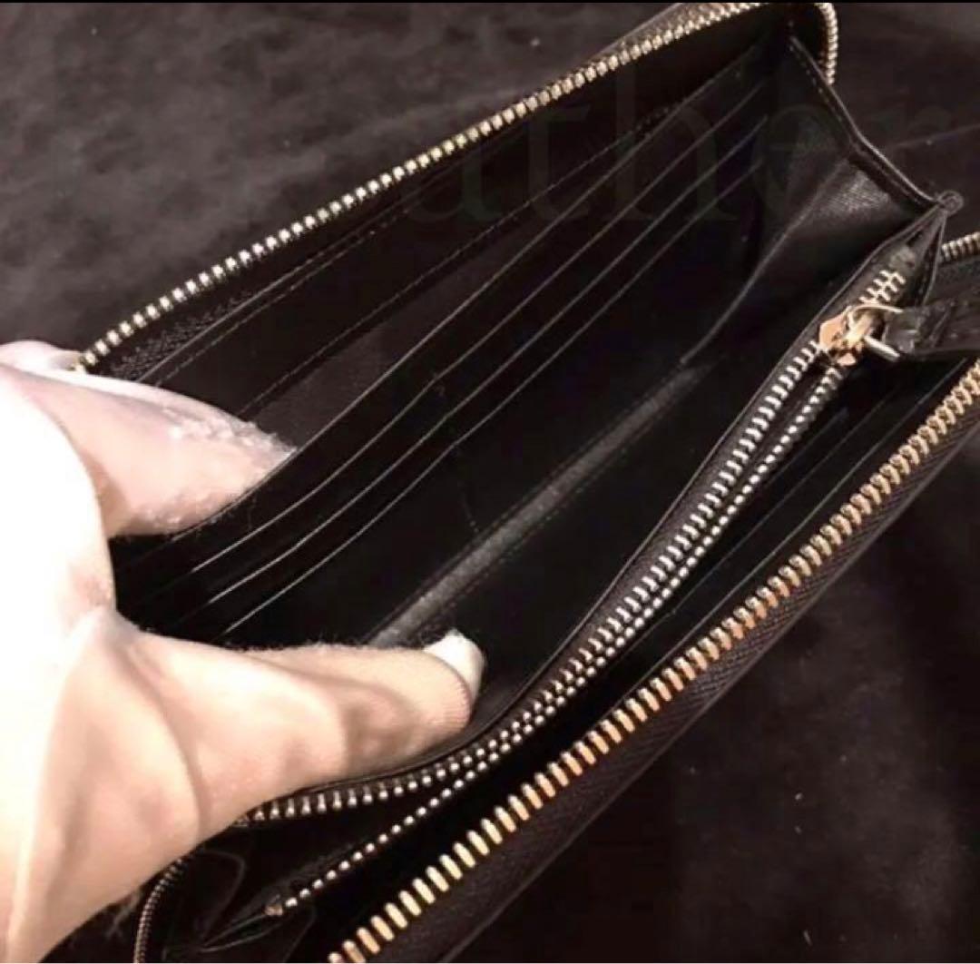 【クロコ1枚革】クロコダイル 長財布 サイフ メンズ ワニ革 レザー