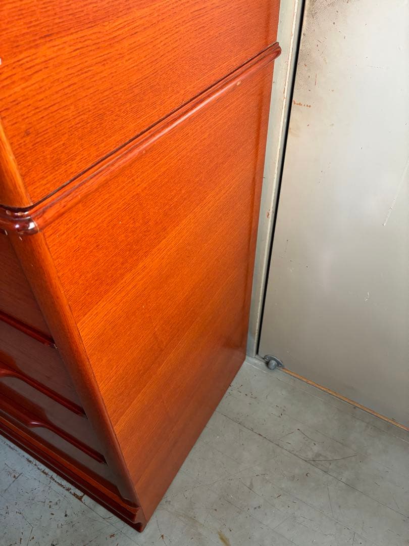 北欧ヴィンテージ チーク 7段チェスト　北欧家具