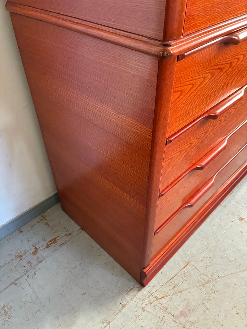 北欧ヴィンテージ チーク 7段チェスト　北欧家具