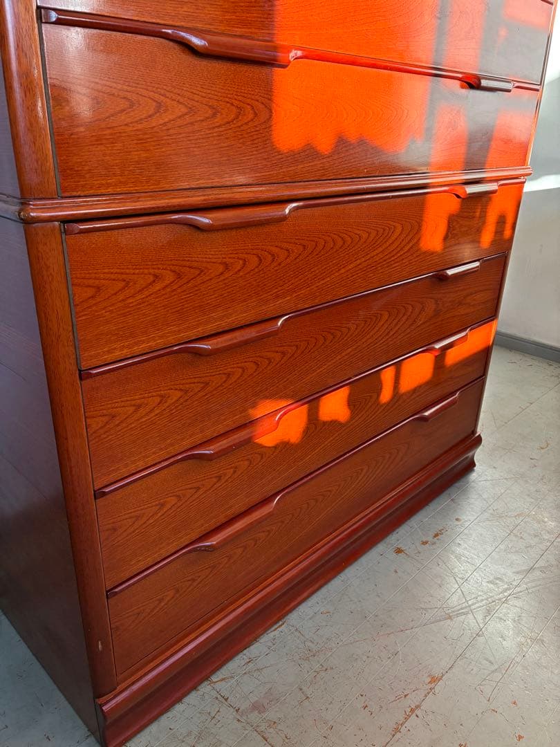 北欧ヴィンテージ チーク 7段チェスト　北欧家具