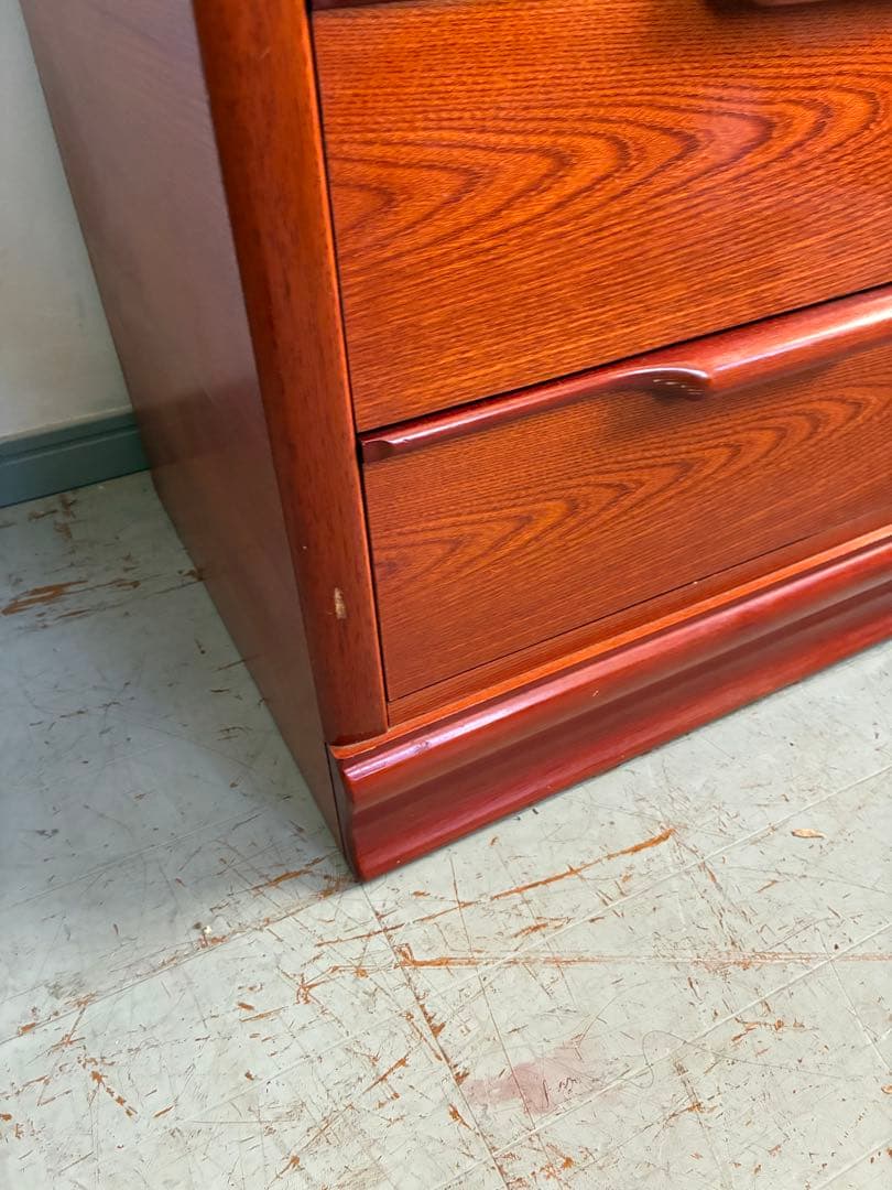 北欧ヴィンテージ チーク 7段チェスト　北欧家具