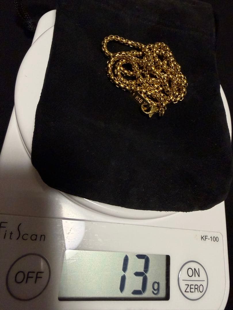 K18刻印　金　ネックレス