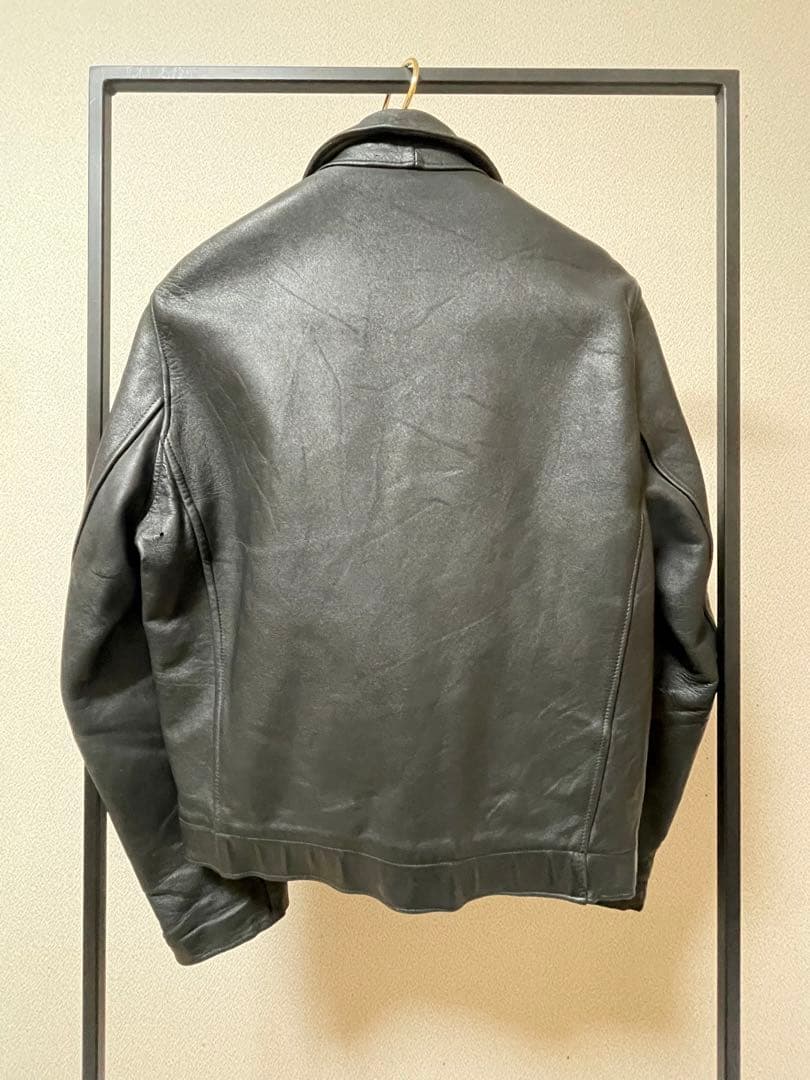 1970s フランス軍　レザーパイロットジャケット