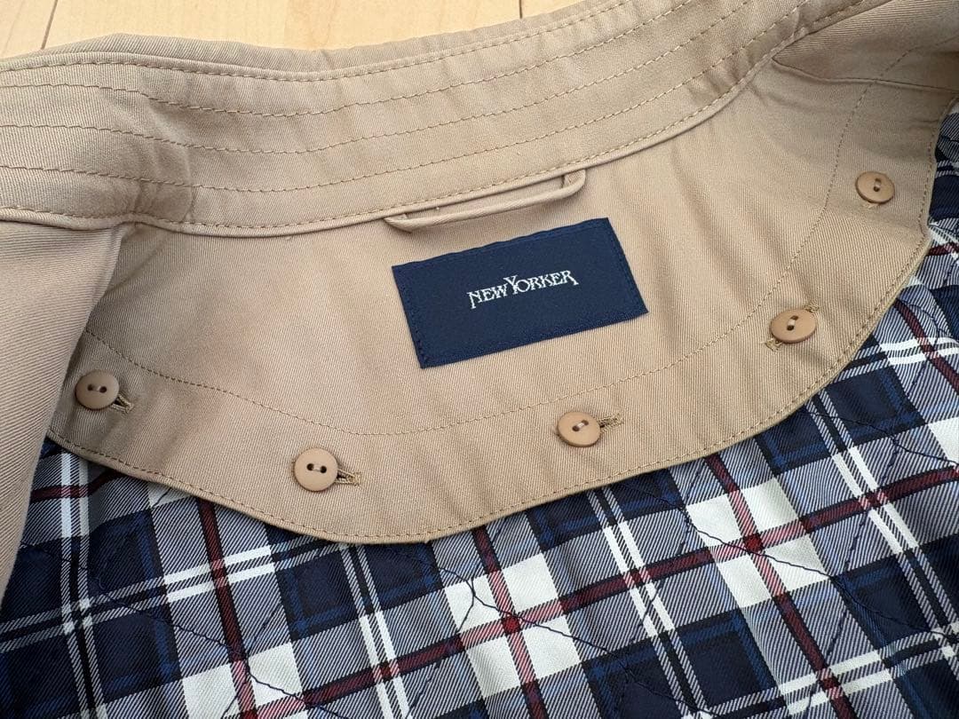 ！最終お値下げ！（ほぼ新品）NEWYORKER トレンチコート 中綿ライナー付き