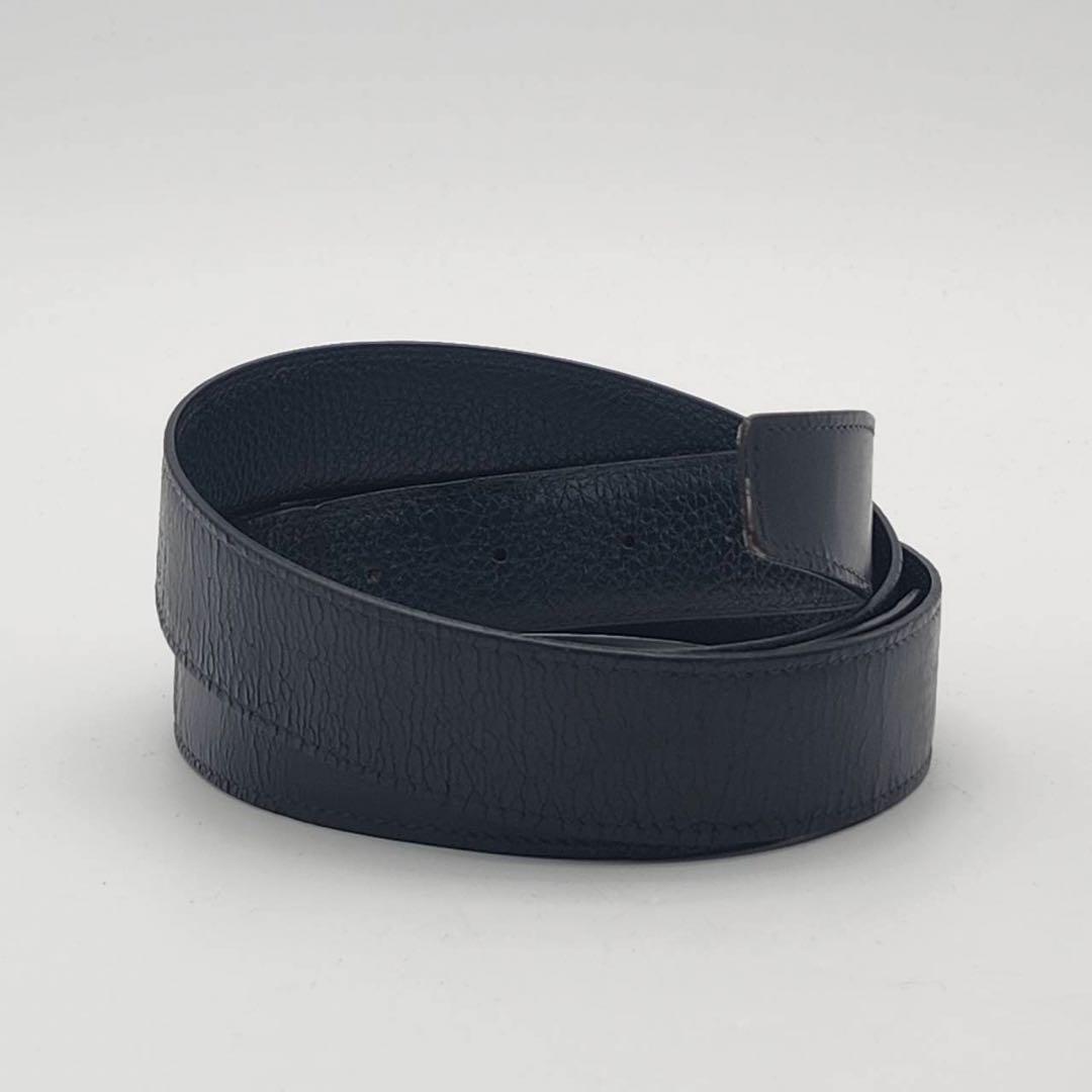 エルメス　HERMES　コンスタンス　ベルトのみ　ブラック　メンズ　レザー　刻印