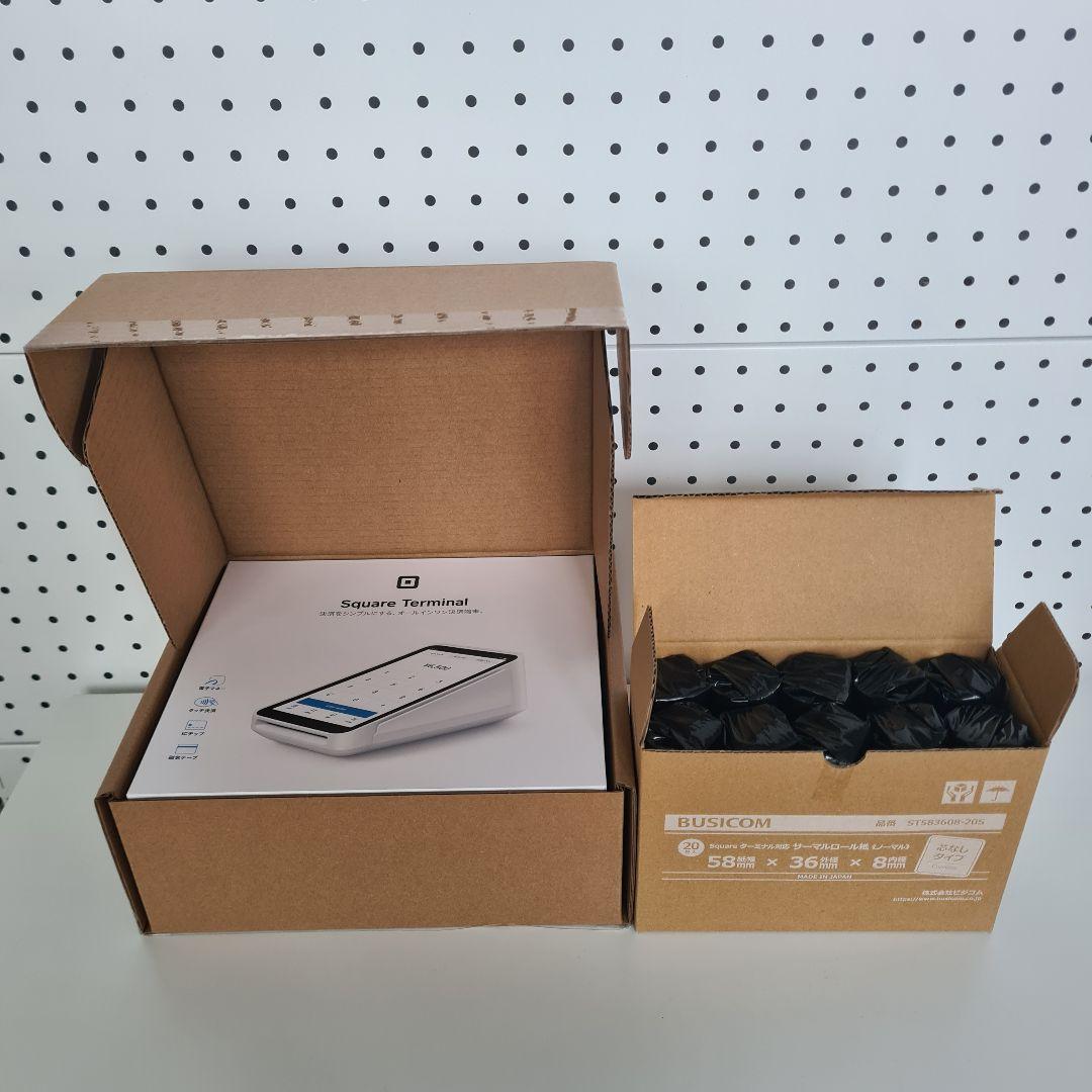 ②Square ターミナル 【ロール紙20個付き】