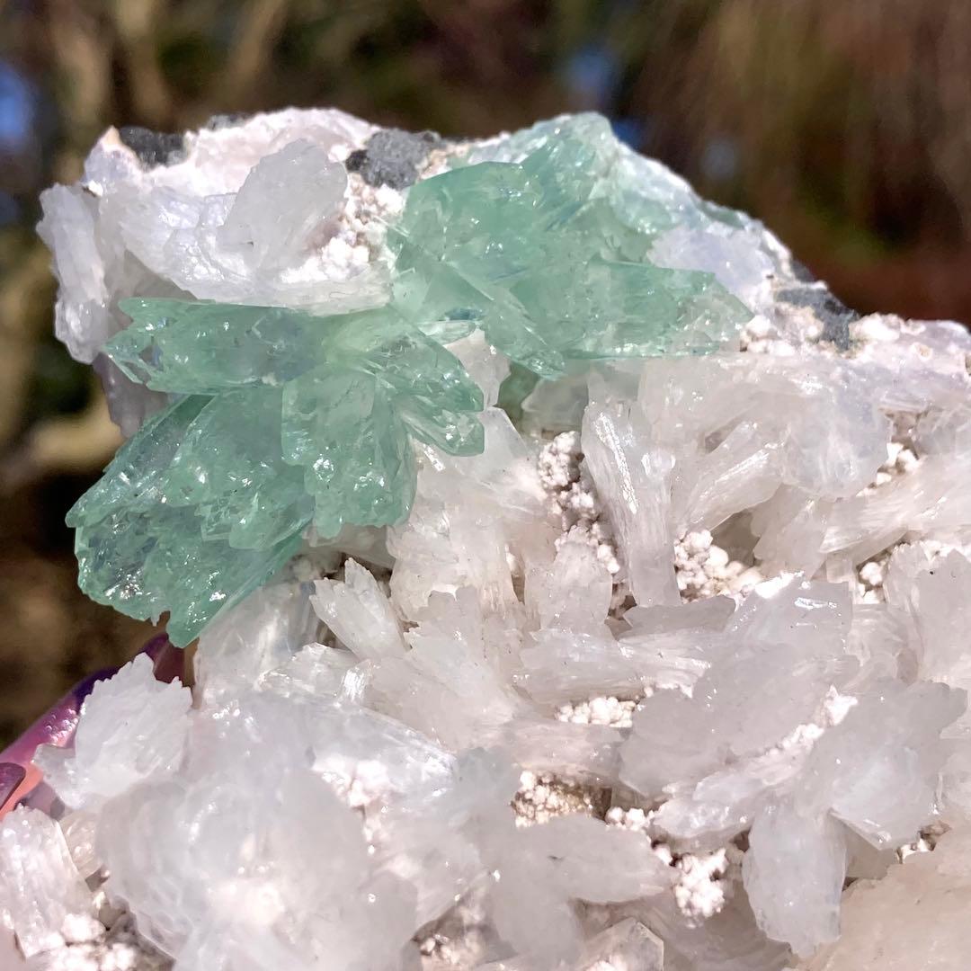 グリーンアポフィライト  原石