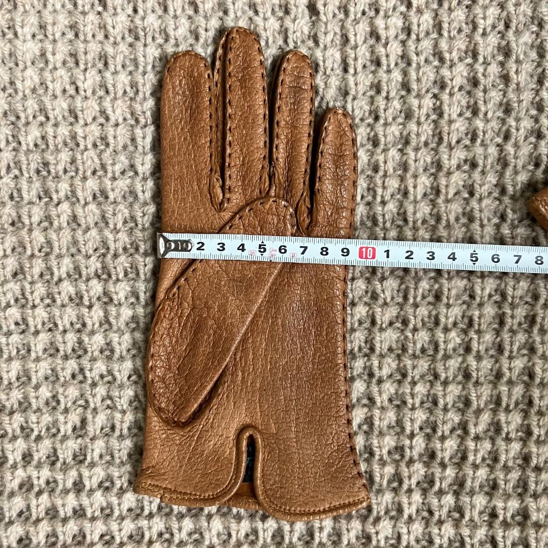 新品　ペッカリー　グローブ　英国製　7ハーフ　Dent Fownes 革　手袋