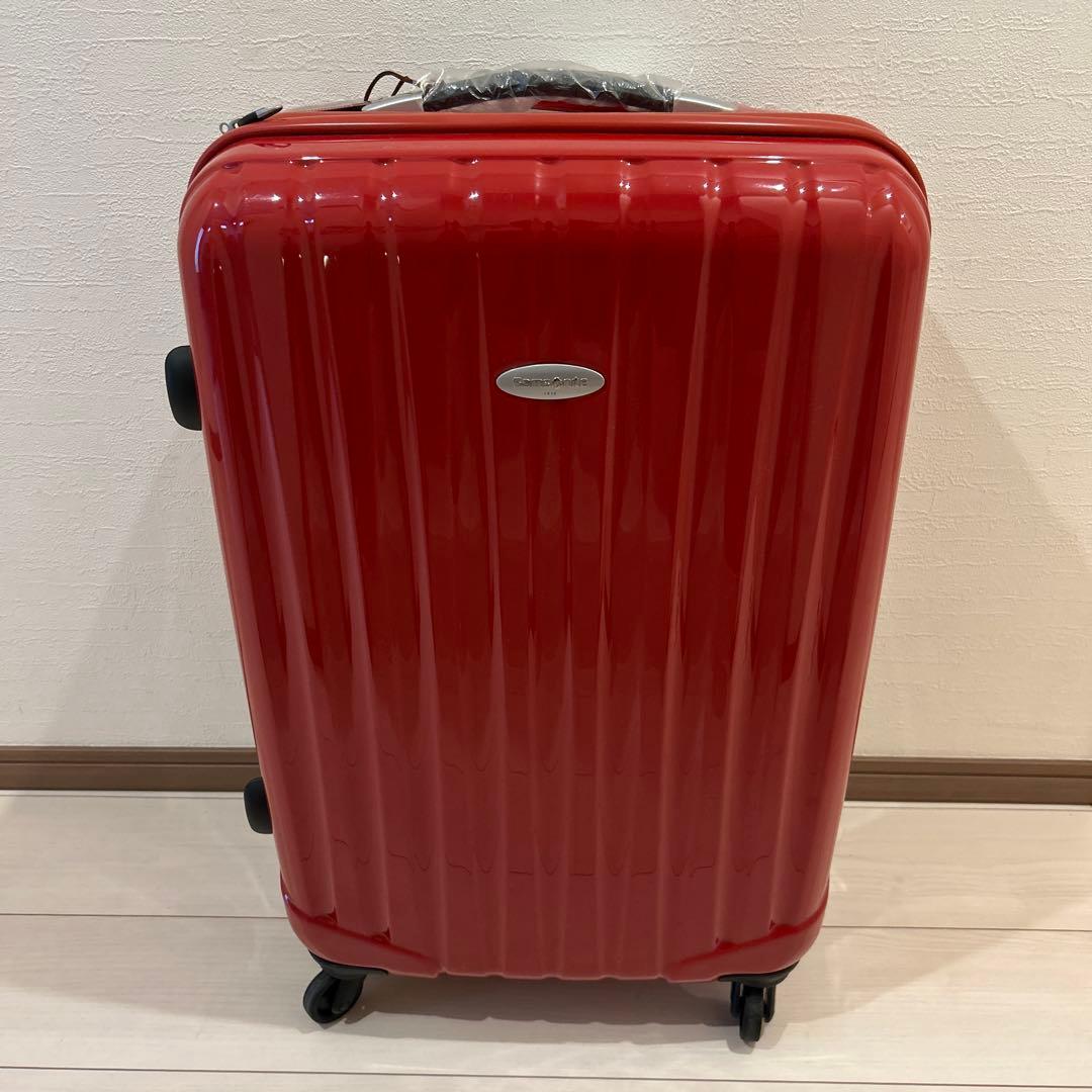 未使　展示品　Samsonite サムソナイト　キャリーケース　ハード　赤